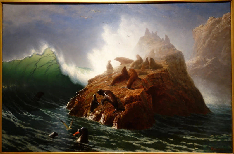 바다표범의 바위 - 알버트 비어슈타트

Source:
Rocher du phoque - Albert Bierstadt