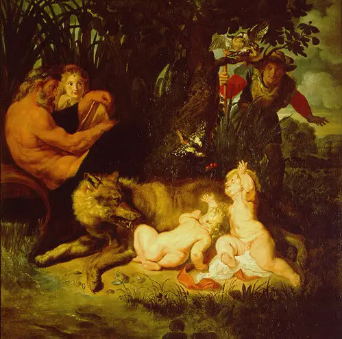 Romulus et Rémus - Peter Paul Rubens image 1 copie peinte à la main à l’huile