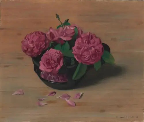 장미와 검은 컵 - 펠릭스 발로통

Source:
Roses et coupe noire - Félix Vallotton