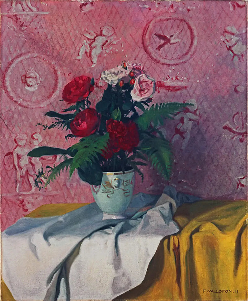 장미 빨강과 흰색 - 펠릭스 발로통

Source:
Roses rouges et blanches - Félix Vallotton