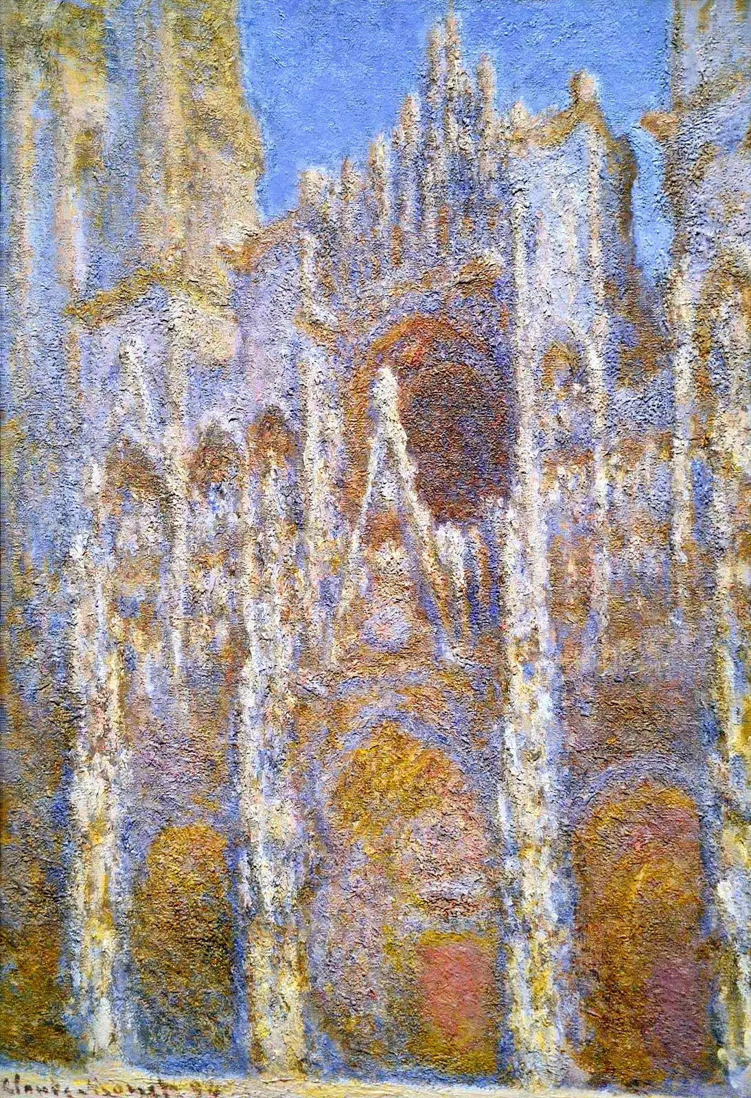 Reproduction du tableau « Rouen Cathedral, Façade - Claude Monet » par Alpha Reproduction en peinture à l’huile