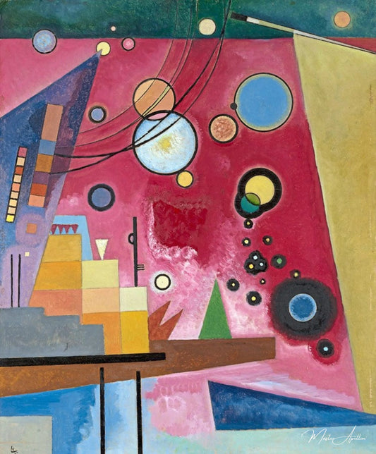 Rouge lourd - Vassily Kandinsky - Reproductions de tableaux et peintures haut de gamme