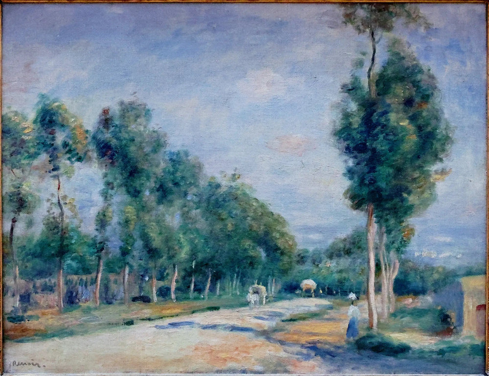 Route de Versailles à Louveciennes - Pierre-Auguste Renoir image 1 reproduction de peinture à l’huile