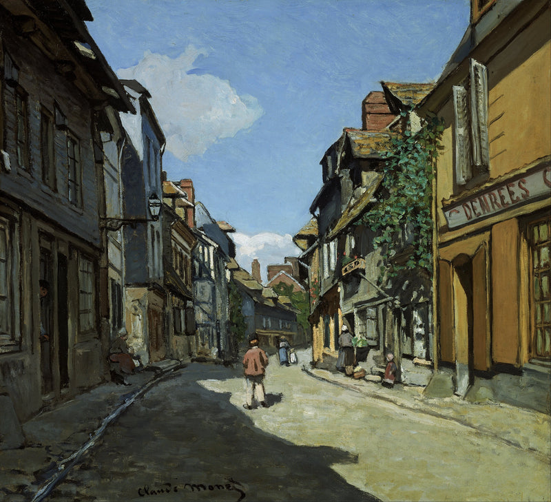 Rue de la Bavole, Honfleur W33 - 클로드 모네