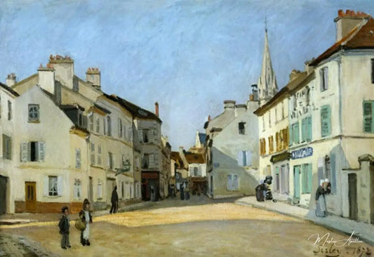 Rue de la Chaussee à Argenteuil - Van Gogh - Reproductions de tableaux et peintures haut de gamme