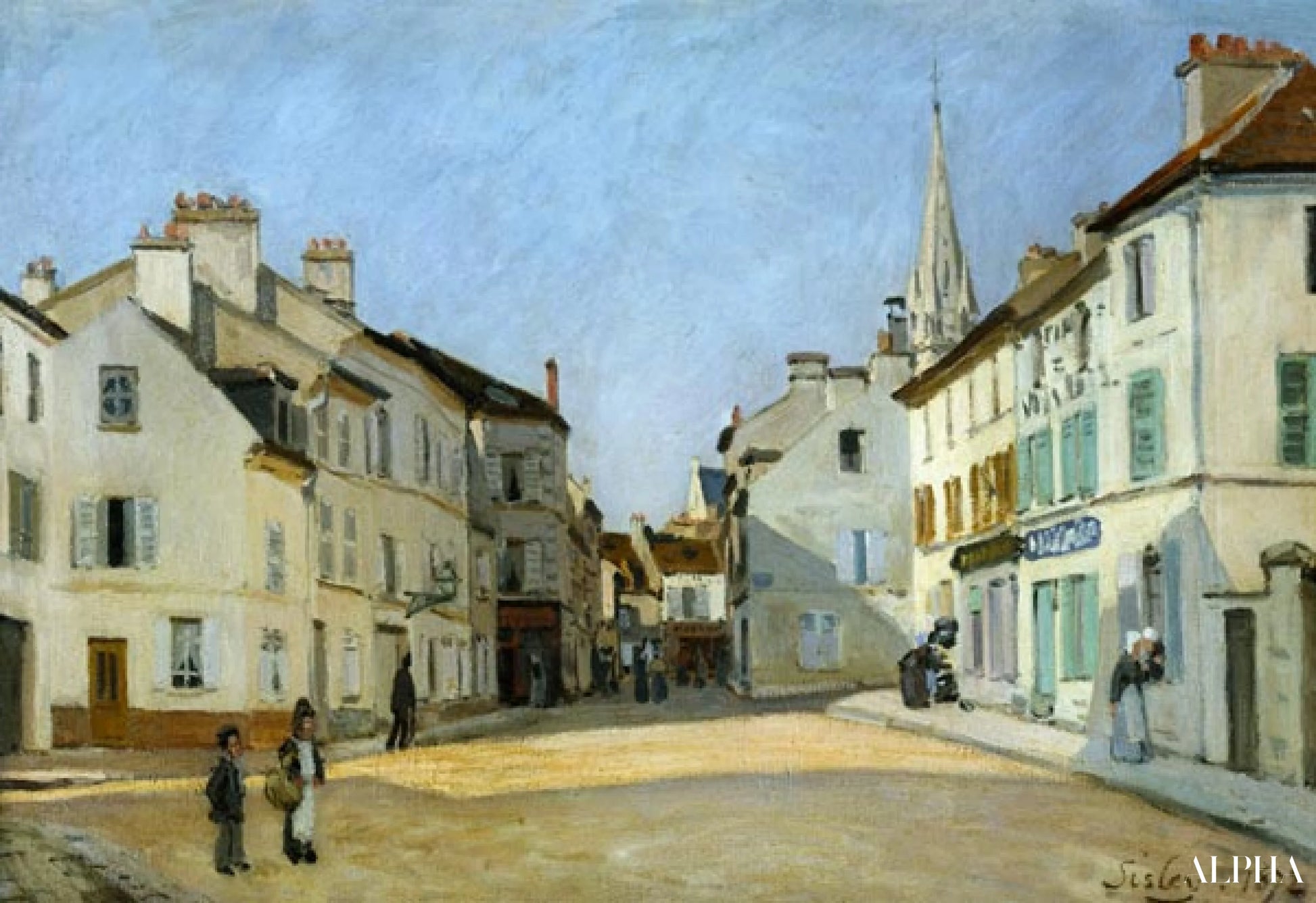 Rue de la Chaussee à Argenteuil - Van Gogh - Reproductions de tableaux et peintures haut de gamme