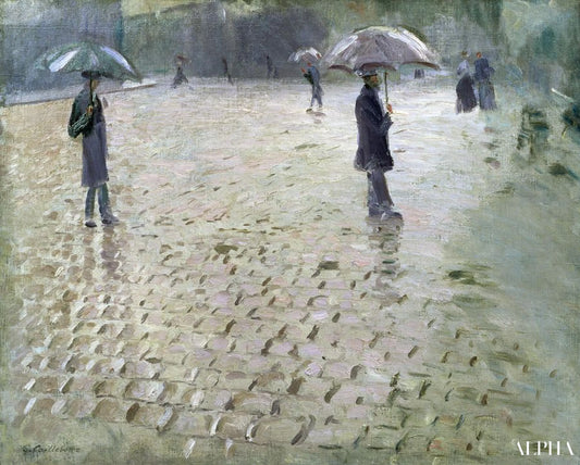 Rue de Paris, jour de pluie - Caillebotte - Reproductions de tableaux et peintures haut de gamme
