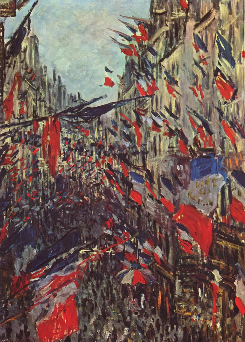 뤼 생 드니, 1878년 6월 30일 축제 - 클로드 모네