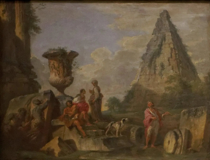 카이우스 케스티우스 피라미드가 있는 고대 유적 - 조반니 파올로 파니니

Source:
ruines antiques avec la pyramide de Caïus Cestius - Giovanni Paolo Panini
