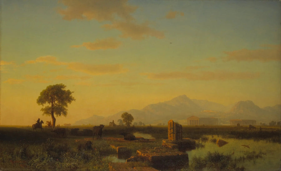 파에스툼의 유적 - 알버트 비어슈타트

Source:
Ruines de Paestum - Albert Bierstadt
