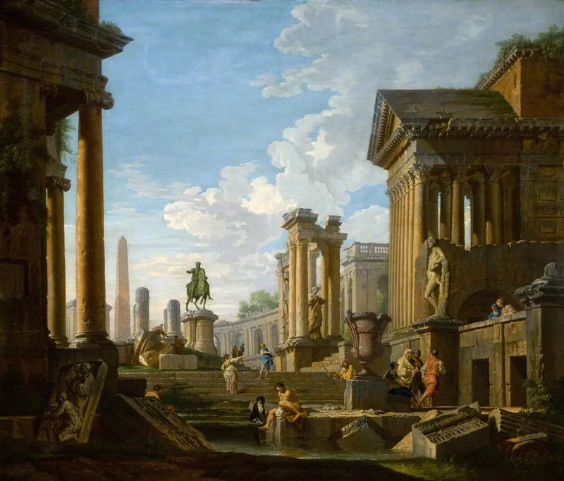 로마 유적과 인물들 - 조반니 파올로 파니

Source:
Ruines et figures romaines - Giovanni Paolo Panini