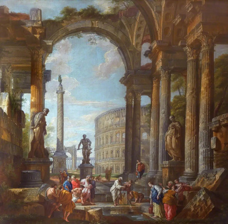 로마 유적과 인물들 - 조반니 파올로 파니

Source:
Ruines romaines avec figures - Giovanni Paolo Panini