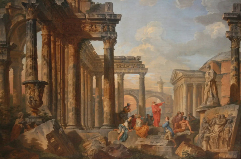로마 유적과 설교자 - 조반니 파올로 파니

Source:
Ruines romaines avec un prédicateur - Giovanni Paolo Panini