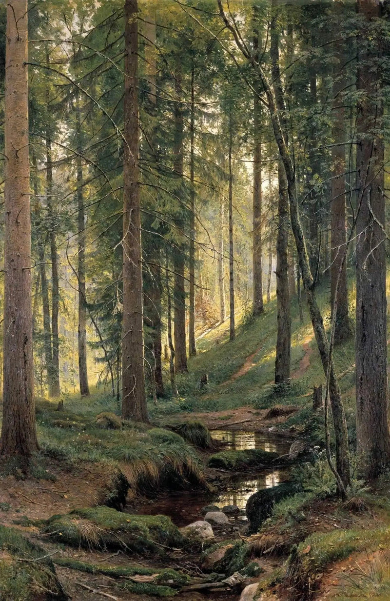 숲속의 개울 (경사면 위) - 이반 치치킨

Source:
Ruisseau dans la forêt (Sur la pente) - Ivan Chichkine