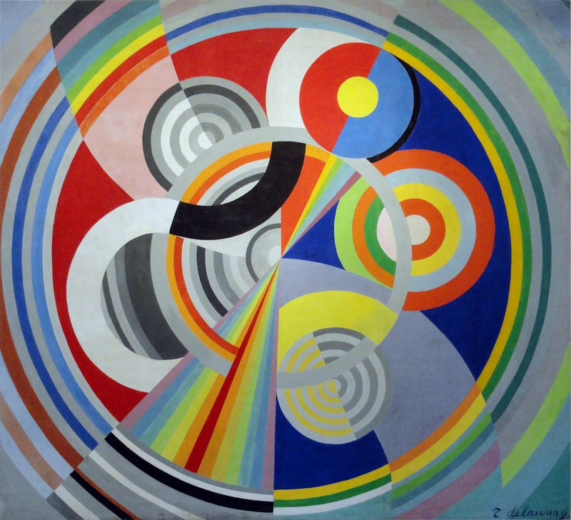 리듬 1번, 튈르리 정원의 장식 - 로베르 들로네