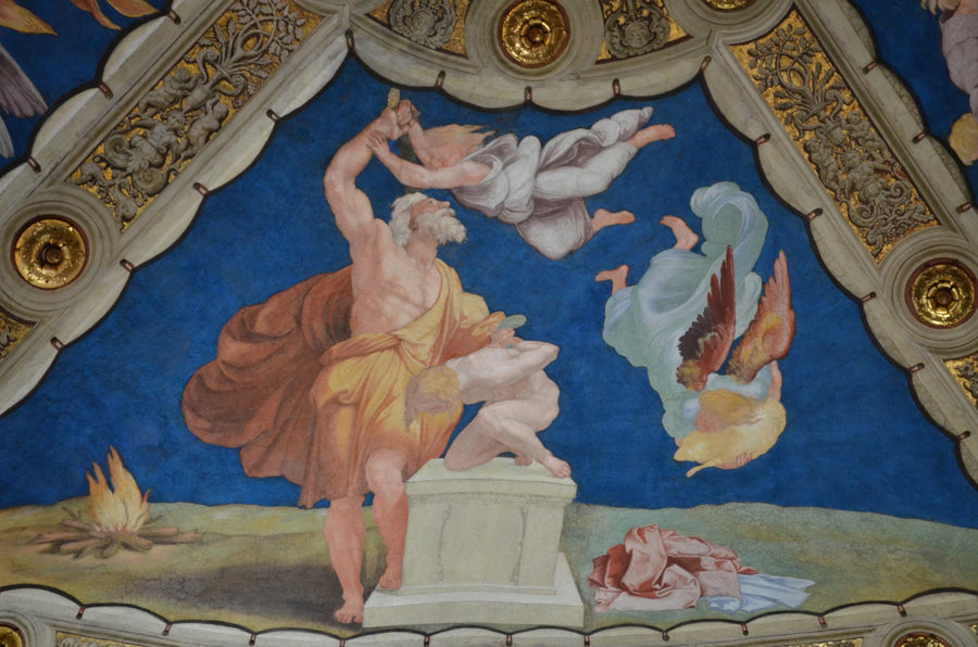 Sacrifice d’Isaac, Raphaël, Vatican – reproduction peinture à l’huile sur toile