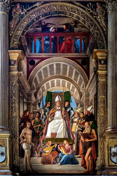 Saint Amroise des Milanais - Alvise Vivarini - Alpha Reproduction