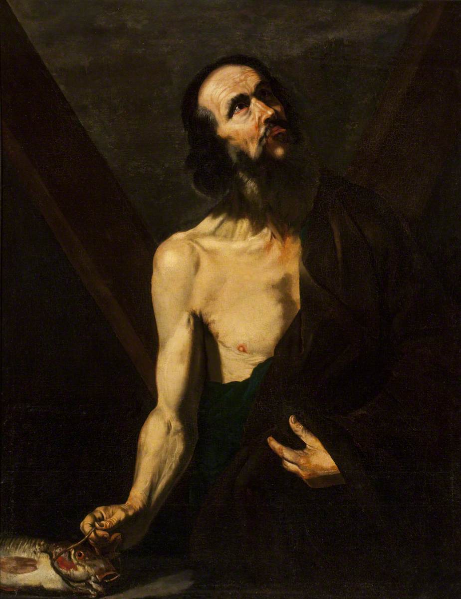 Saint André - Jusepe de Ribera image 1 reproduction artisanale de tableau