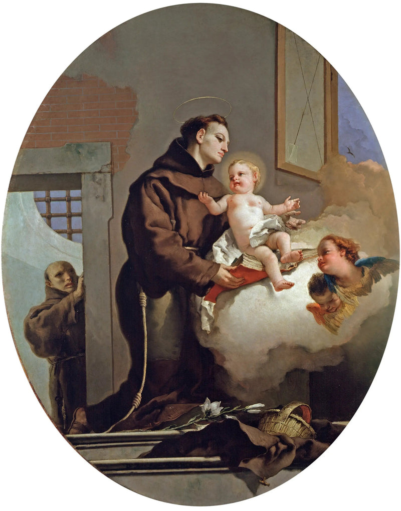 성 안토니오 데 파두에와 어린 예수님 - 조반니 바티스타 티에폴로

Source:
Saint Antoine de Padoue avec l'Enfant Jésus - Giovanni Battista Tiepolo