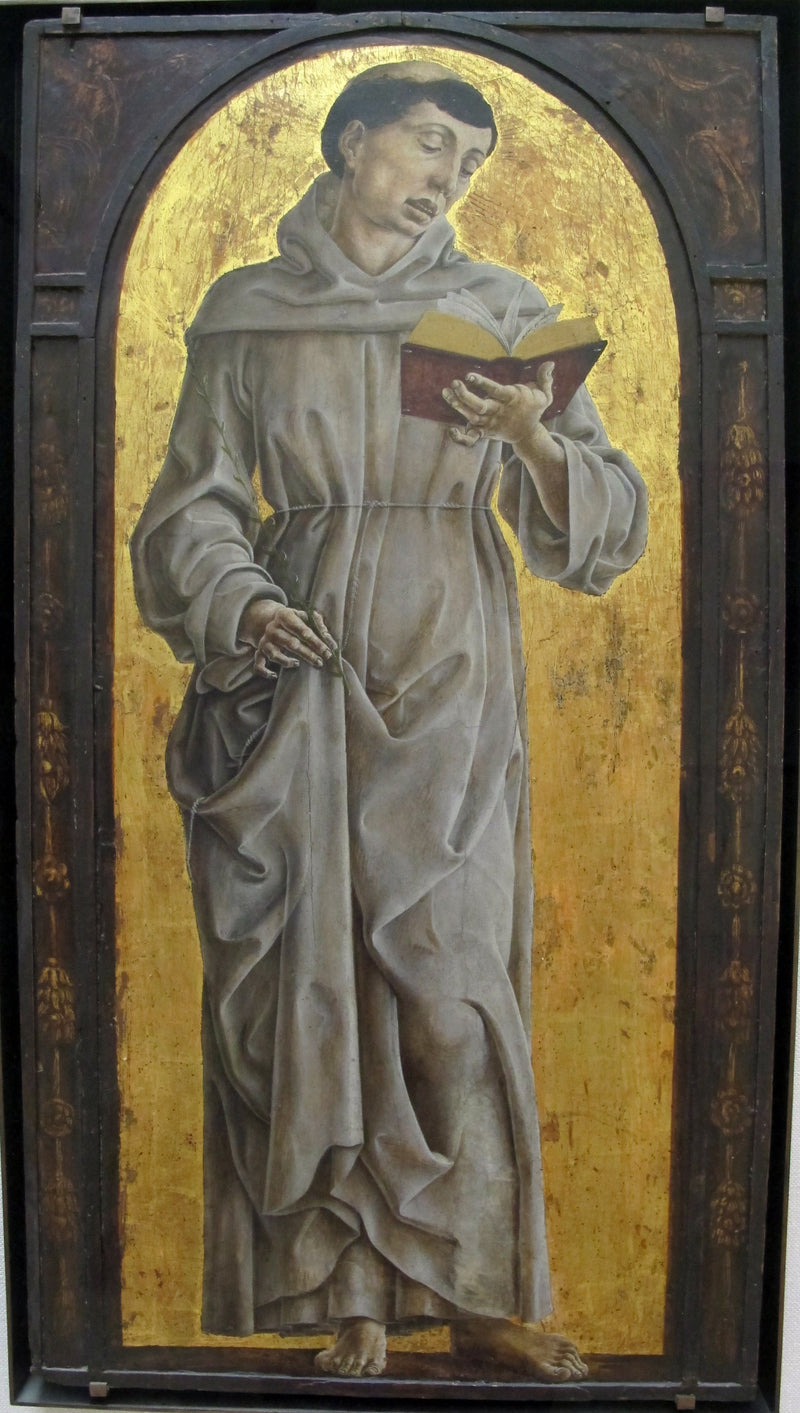 성 안토니오 드 파두 읽는 모습 - 코스메 투라