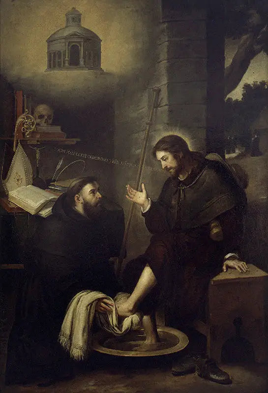 성 아우구스티누스가 그리스도의 발을 씻기다 - 바르톨로메 에스테반 무리요

Source:
Saint Augustin lave les pieds du Christ - Bartolomé Esteban Murillo