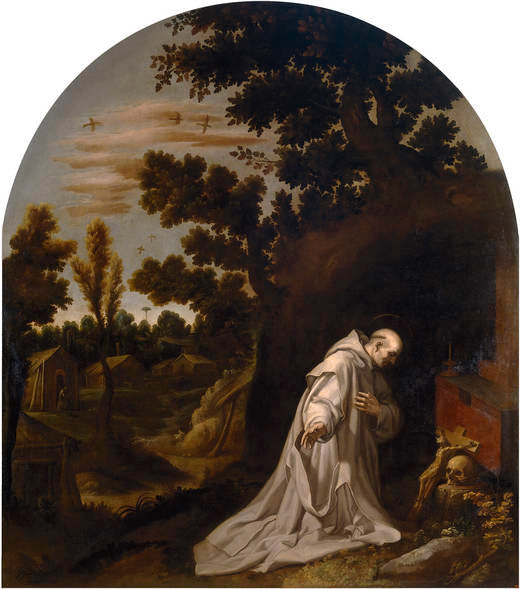 Saint Bruno prie à La Torre Calabria - Vincenzo Carducci image 1 reproduction réalisée par Alpha Reproduction