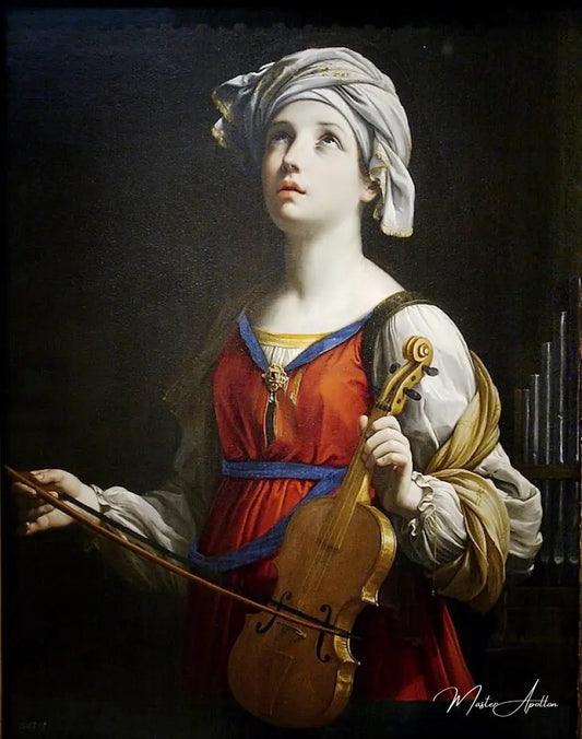 Saint Cecilia - Guido Reni Reproductions de tableaux à la peinture à l’huile