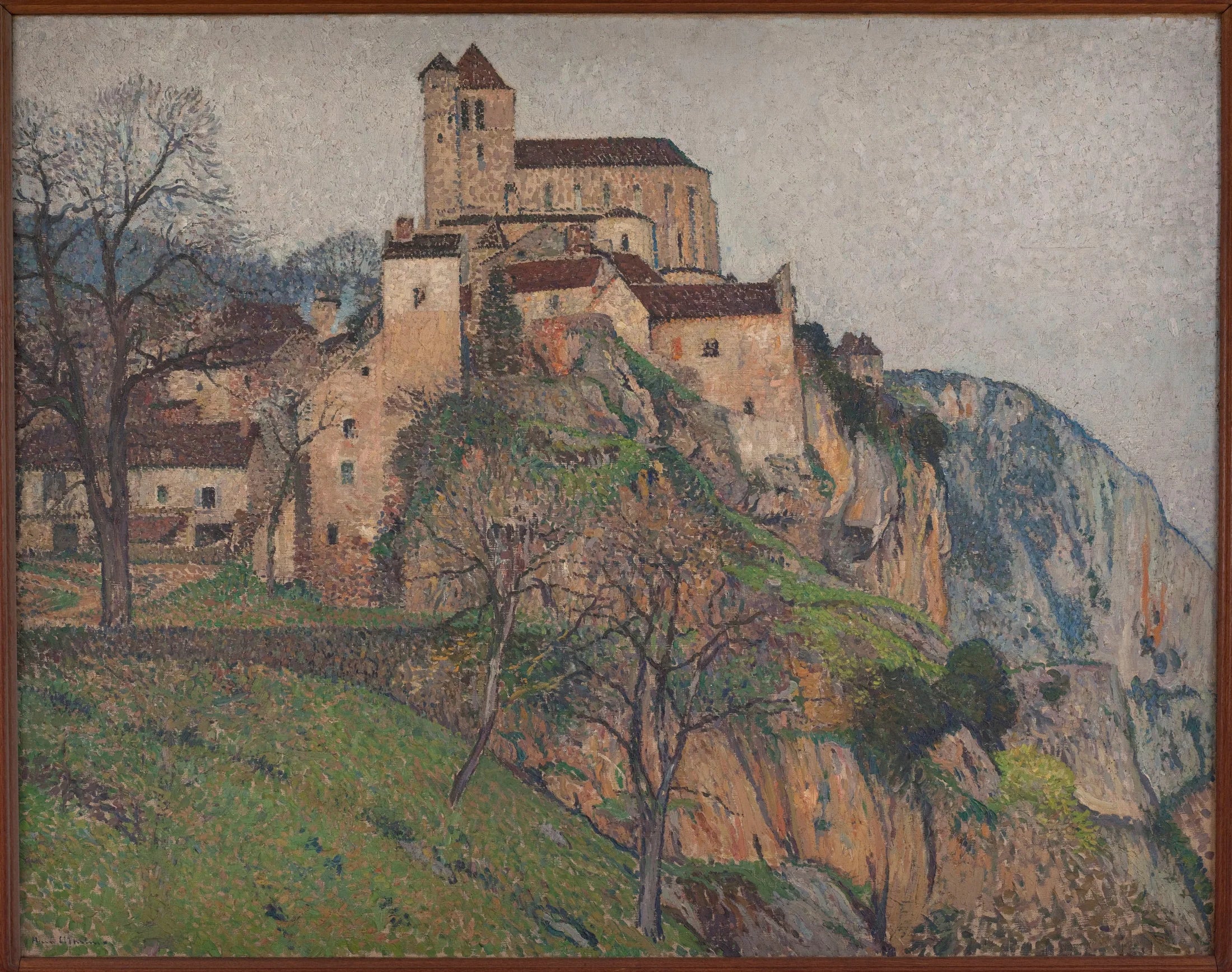 Saint-Cirq-Lapopie - Henri-Jean Guillaume Martin image 1 copie peinte à la main à l’huile