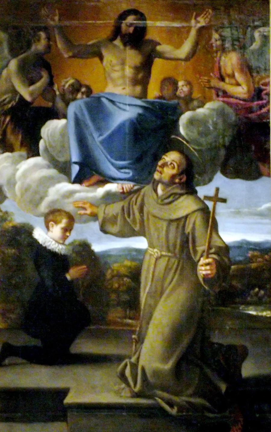성 디에고 알칼라가 그리스도에게 후안 데 에레라의 아들 - 아니발레 카라치