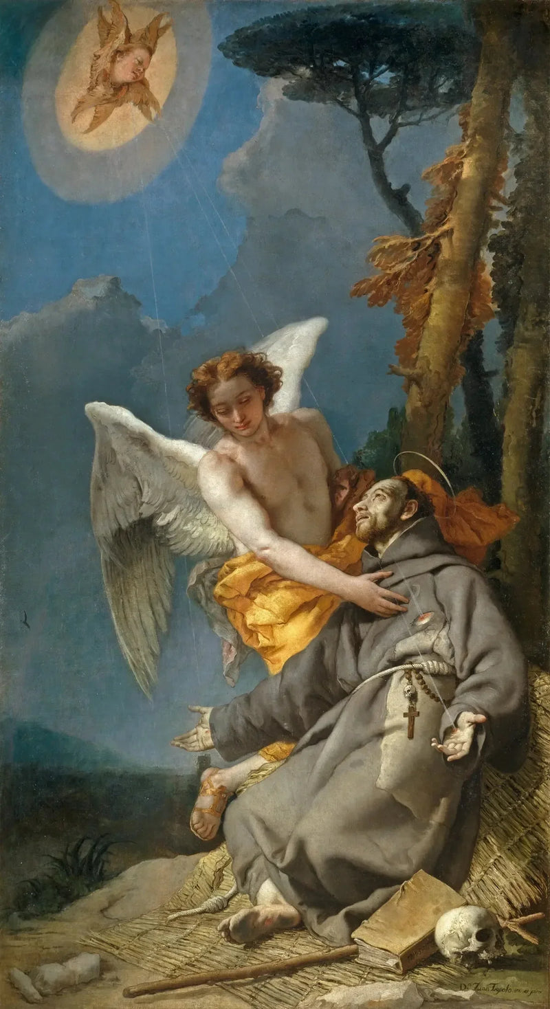 성 프란시스 아시시가 스티그마를 받는 모습 - 조반니 바티스타 티에폴로

Source:
Saint François d'Assise recevant les stigmates - Giovanni Battista Tiepolo