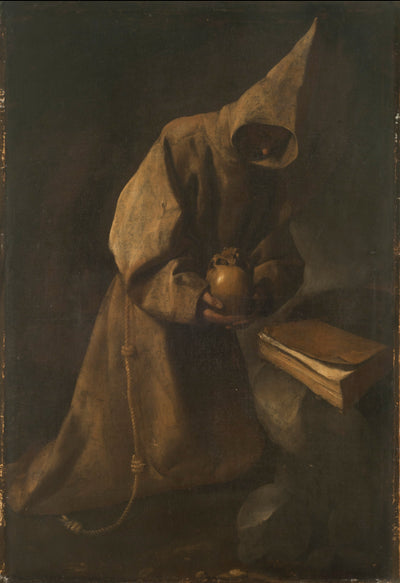 Saint François en méditation - Francisco de Zurbarán - Alpha Reproduction