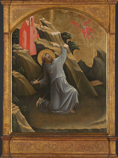 Saint François recevant les stigmates - Lorenzo Monaco - Alpha Reproduction