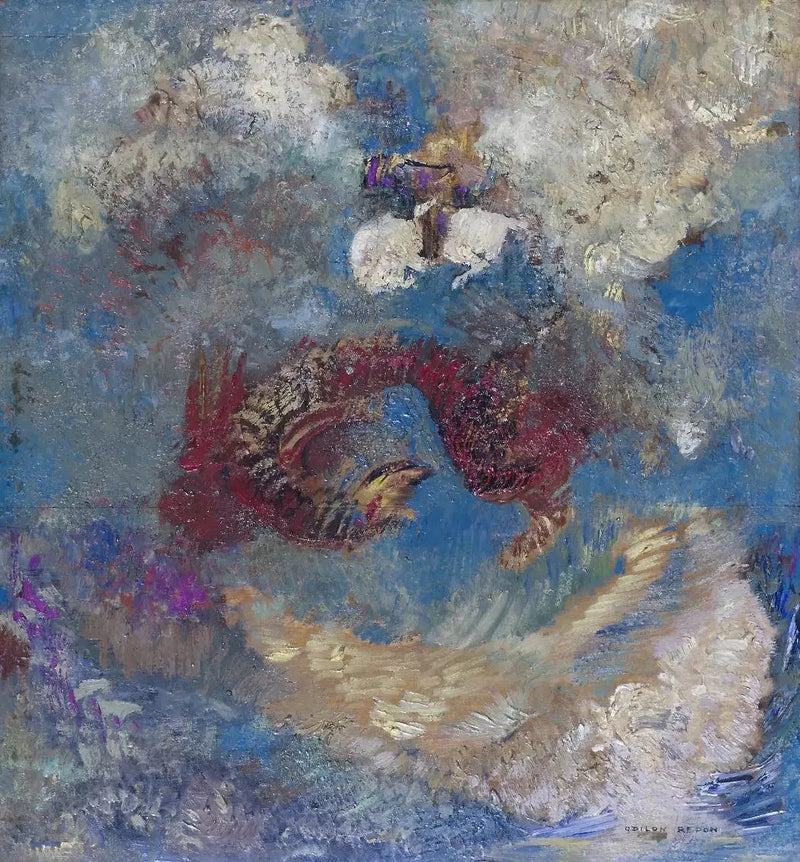 성 조르주와 용 - 오디용 르동