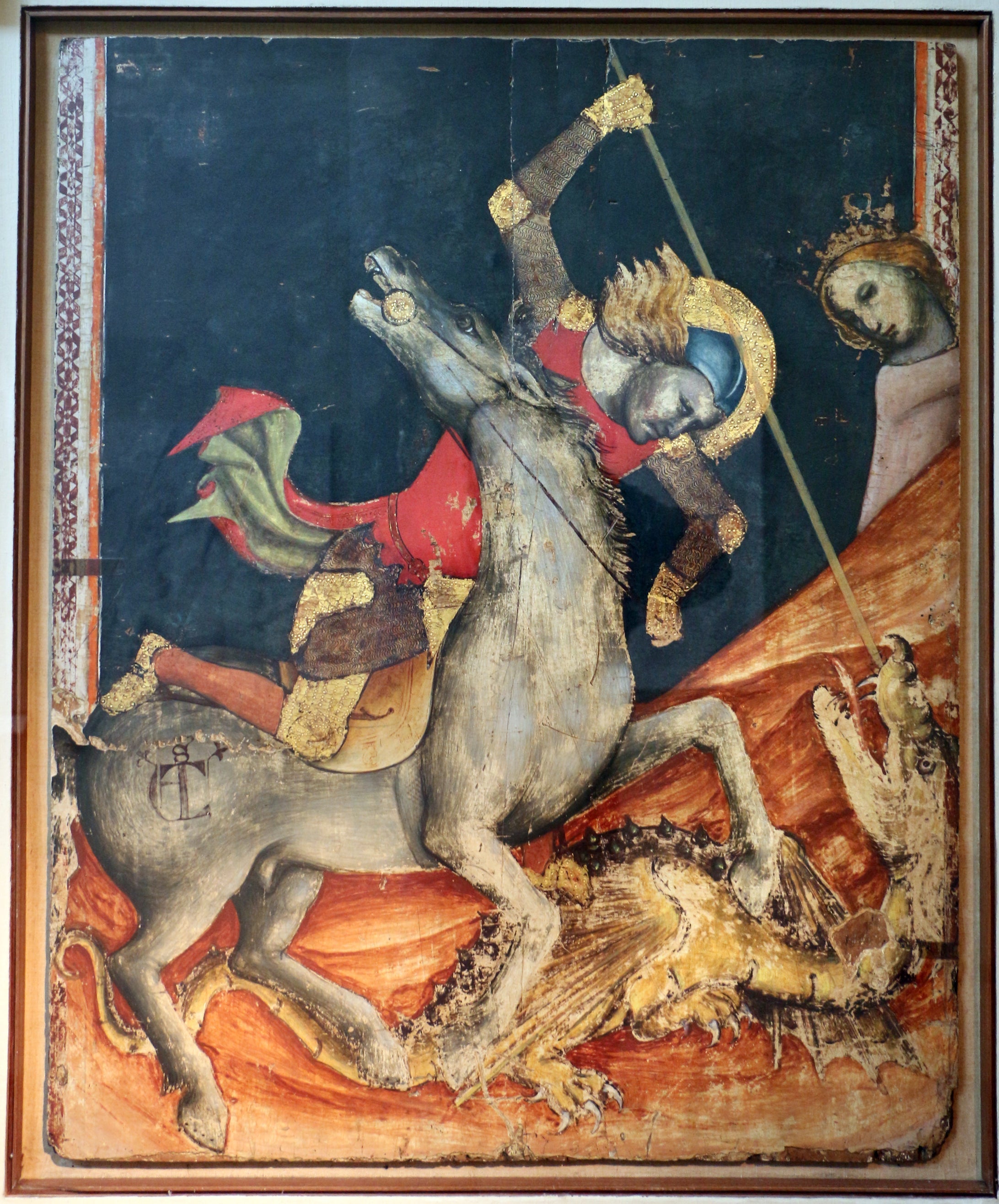 Saint Georges et le Dragon - Vitale da Bologna - Alpha Reproduction