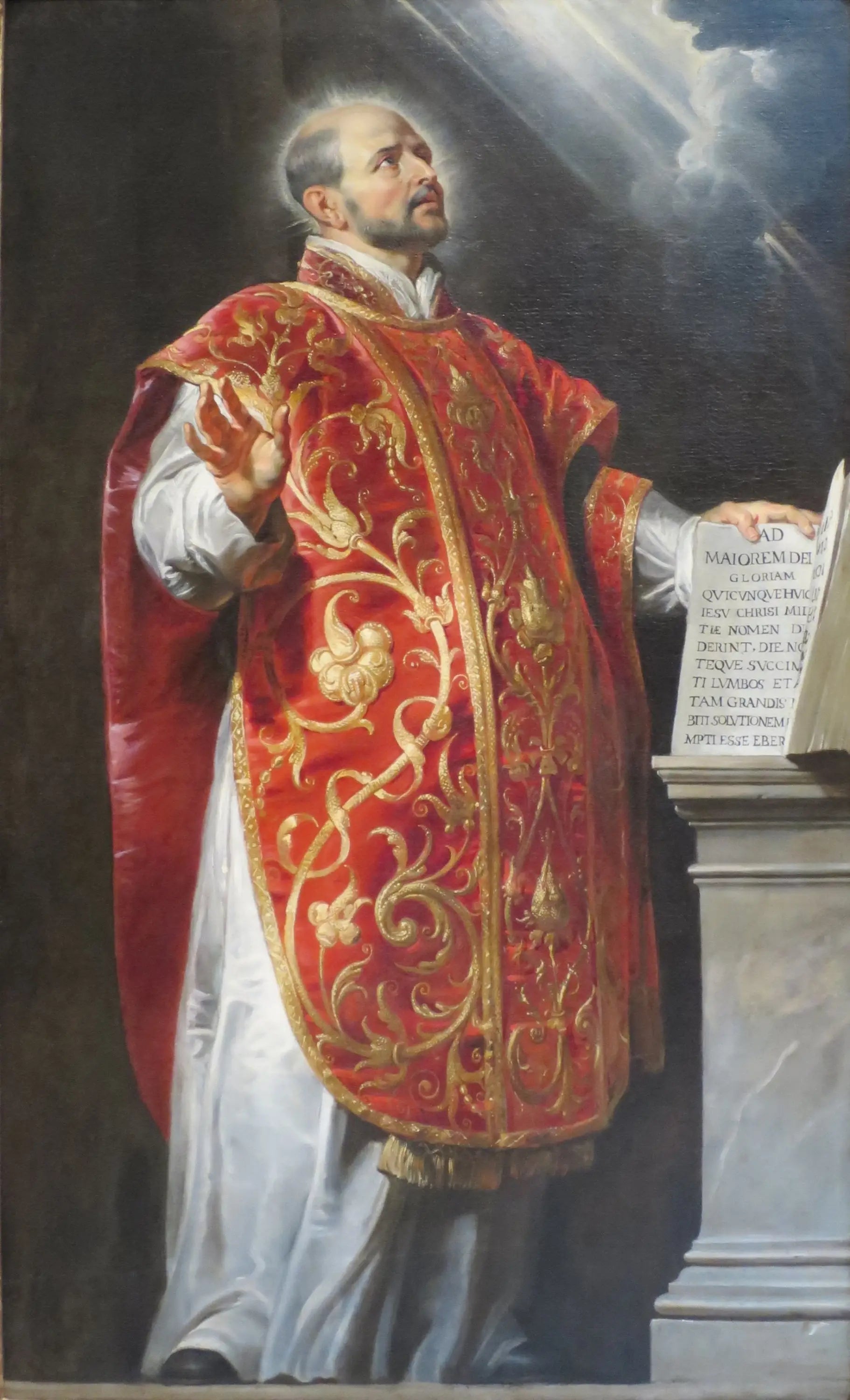Saint Ignace de Loyola, 1620-1622 - Peter Paul Rubens image 1 copie peinte à la main à l’huile