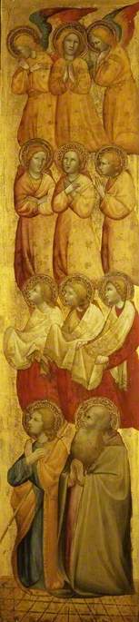 성 야곱과 (?) 성 안드레와 천사들 - 올리우치오 디 치카렐로