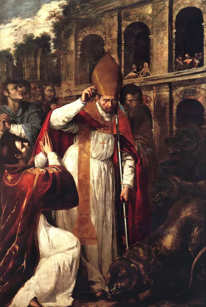 포주올리 원형극장의 성 야니에르 - 아르테미시아 젠틸레스키

Source:
Saint Janvier dans l'amphithéâtre de Pozzuoli - Artemisia Gentileschi