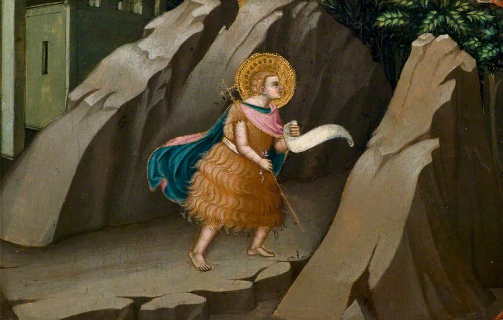 Saint Jean-Baptiste entrant dans le désert - Lorenzo Monaco image 1 reproduction artisanale de tableau
