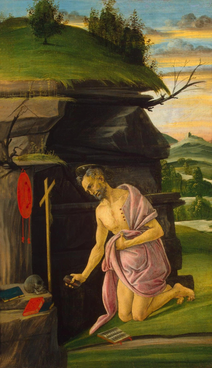 성 제롬 참회자, 1498-1505년경 - Sandro Botticelli