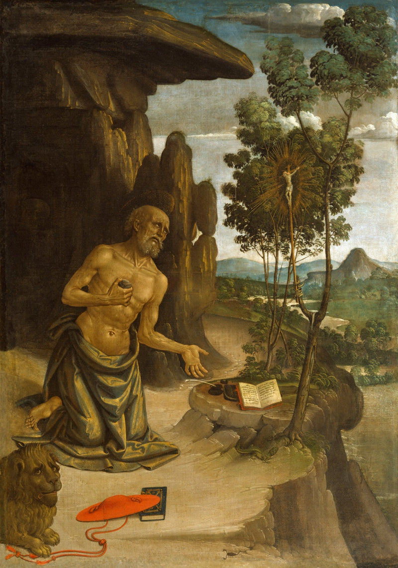 광야의 성 제롬 - Pinturicchio