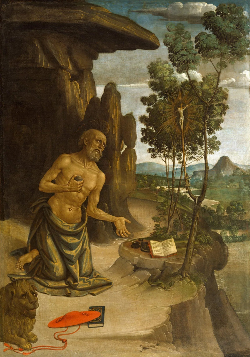 광야의 성 제롬 - Pinturicchio