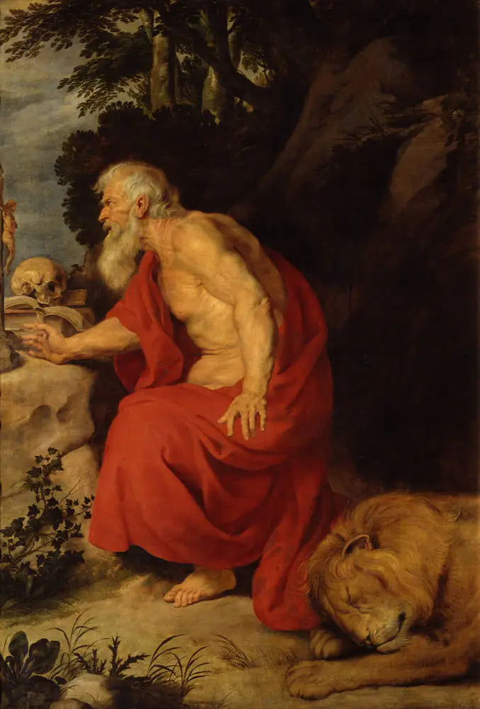 Saint Jérôme - Peter Paul Rubens image 1 reproduction artisanale de tableau