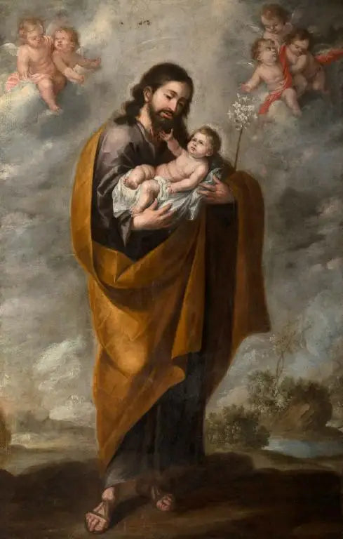 성 요셉과 구세주 아기 (구름 속의 천사들) - 바르톨로메 에스테반 무리요

Source:
Saint Joseph avec l'Enfant Sauveur (Anges dans les nuages) - Bartolomé Esteban Murillo