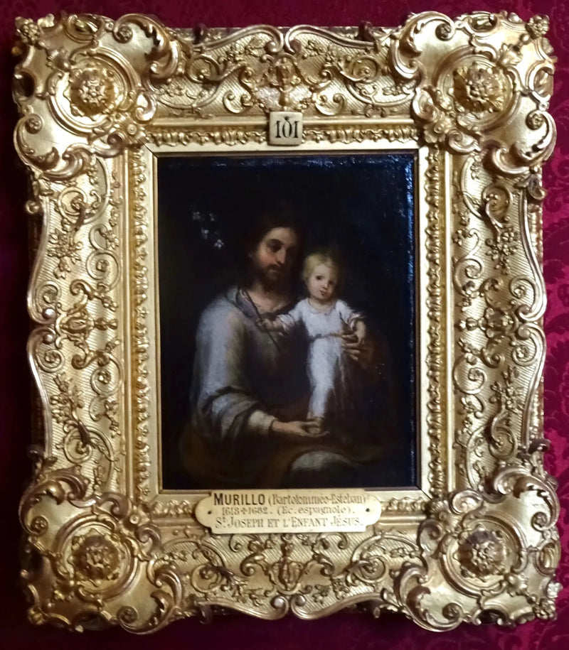 성 요셉과 아기 예수 - 바르톨로메 에스테반 무리요

Source:
Saint Joseph et l'Enfant Jésus - Bartolomé Esteban Murillo