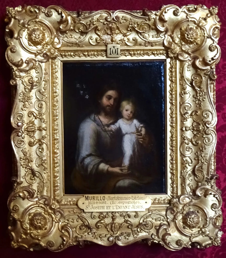 성 요셉과 아기 예수 - 바르톨로메 에스테반 무리요

Source:
Saint Joseph et l'Enfant Jésus - Bartolomé Esteban Murillo