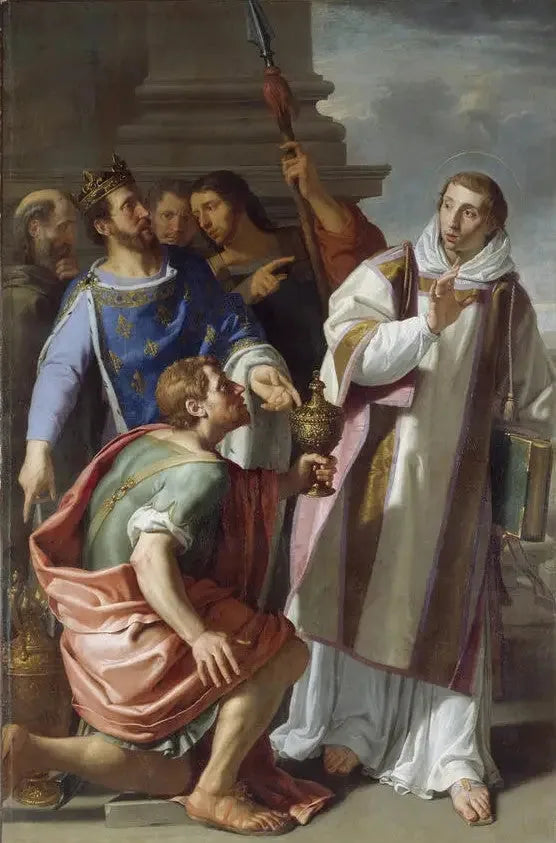 성 레오나르드가 클로비스 왕의 명령을 거부하는 모습 - 필리프 드 샹파뉴

Source:
Saint Léonard refusant les présentes du roi Clovis - Philippe de Champaigne