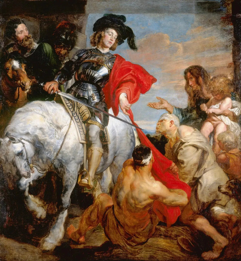 성 마르틴이 망토를 나누는 모습 - 안톤 반 다이크

Source:
Saint Martin divisant son manteau - Antoine van Dyck