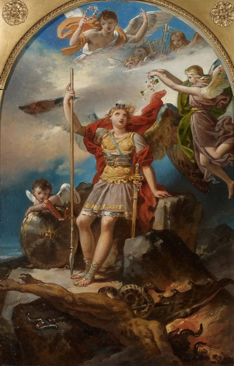 성 미셸이 악마를 물리치는 모습 - 찰스 메이니에르

Source:
Saint Michel terrassant le démon - Charles Meynier