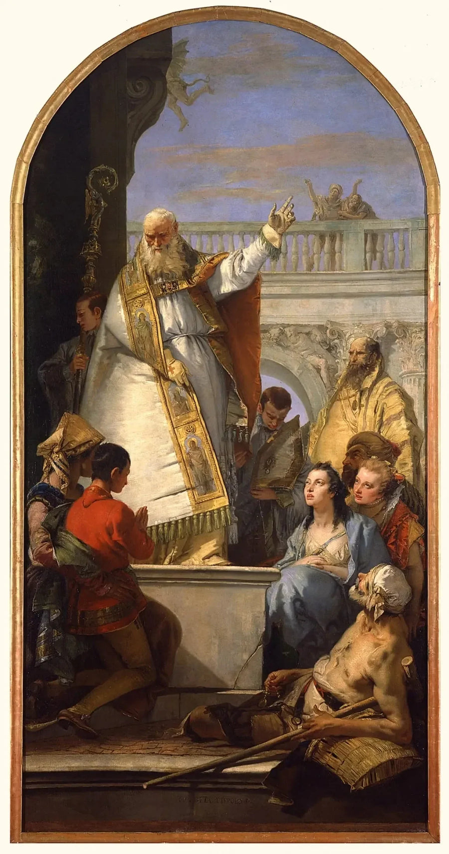 성 패트릭, 아일랜드의 주교 - 지오반니 바티스타 티에폴로

Source:
Saint Patrick, évêque d'Irlande - Giovanni Battista Tiepolo