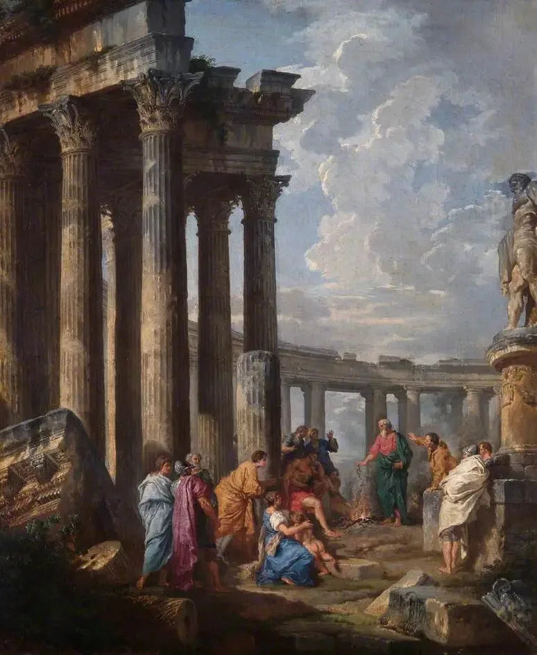 세인트 폴이 몰타에서 독사를 잡는 모습 - 조반니 파올로 파니니

Source:
Saint Paul à Malte saisissant la vipère - Giovanni Paolo Panini